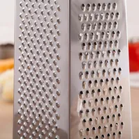 KSP Cuisine Tower Grater 4-Sided Box (Black/Stainless Steel)