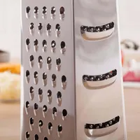 KSP Cuisine Tower Grater 4-Sided Box (Black/Stainless Steel)