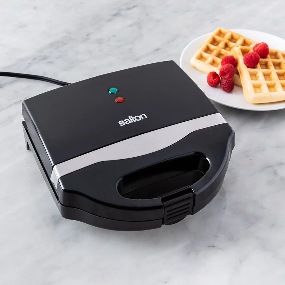 Salton Belgian Waffle Maker (Black)