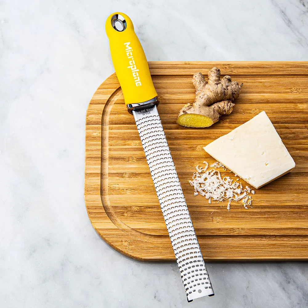 Microplane Premium Rasp Grater & Zester (Yellow)