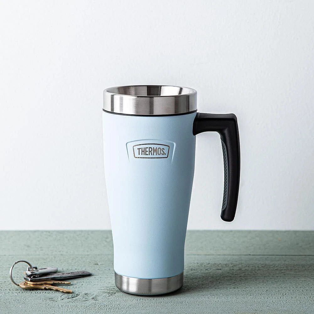 Thermos Icon Series Thermal Travel Mug with Handle (Glacier)