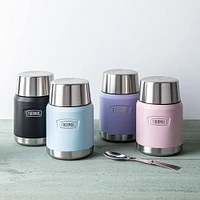 Thermos Icon Series Thermal Food Jar with Spoon (Sunset Pink)