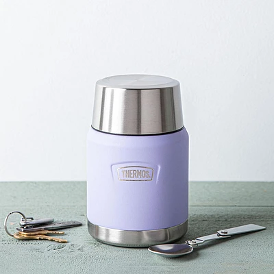 Thermos Icon Series Thermal Food Jar with Spoon (Lavender)