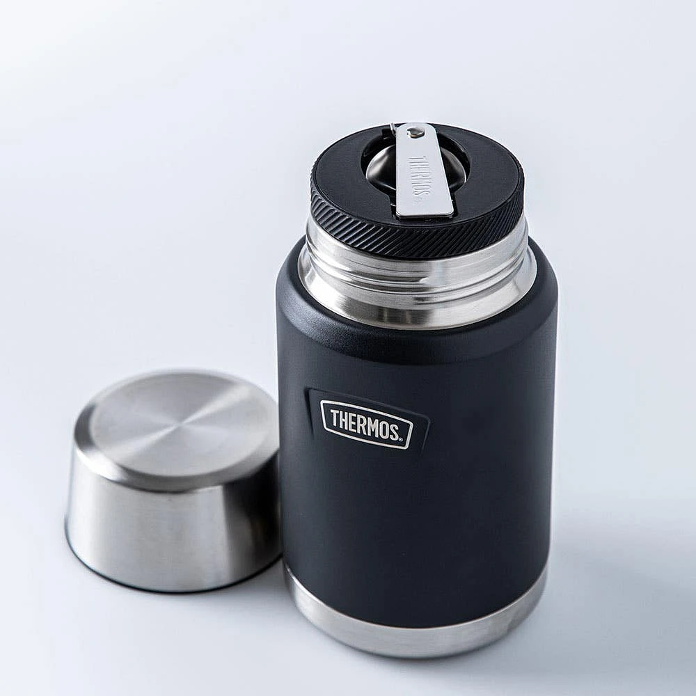 Thermos Icon Series 710 ml Thermal Food Jar with Spoon (Granite)