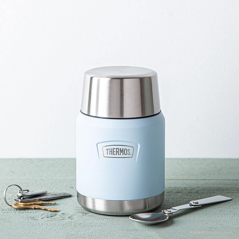 Thermos Icon Series Thermal Food Jar with Spoon (Glacier)