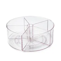 iDesign Linus Pantry Organizer Divided Turntable 11.5" Dia x .5" H