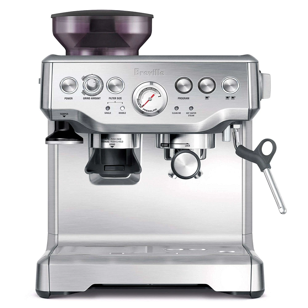 Breville Barista Express Automatic Espresso Machine (Brushed St/Steel)