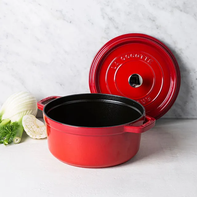 Staub Staub 37cm/5.7L Wok Cherry Red