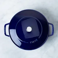 Staub en France 3.8L Cast Iron Braiser Pan (Dark Blue)