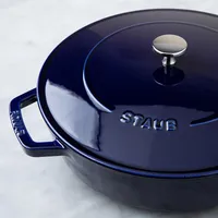 Staub en France 3.8L Cast Iron Braiser Pan (Dark Blue)