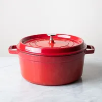 Staub French 5.2L Cast Iron Round Cocotte (Cherry)