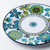 KSP Madrid Patioware Dinner Plate 10.5" Dia. (Blue/Green)