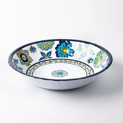 KSP Madrid Patioware Salad Bowl (Blue/Green)
