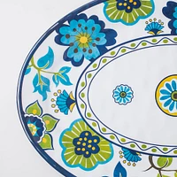 KSP Madrid Patioware Oval Platter (Blue/Green)