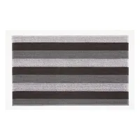 KSP Loop 'Wide Stripe' PVC Floor Mat (/Grey/Black