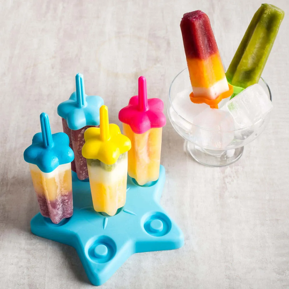 KSP Ice Pop Freezer 'Star' Popsicle Mold - Set of 6