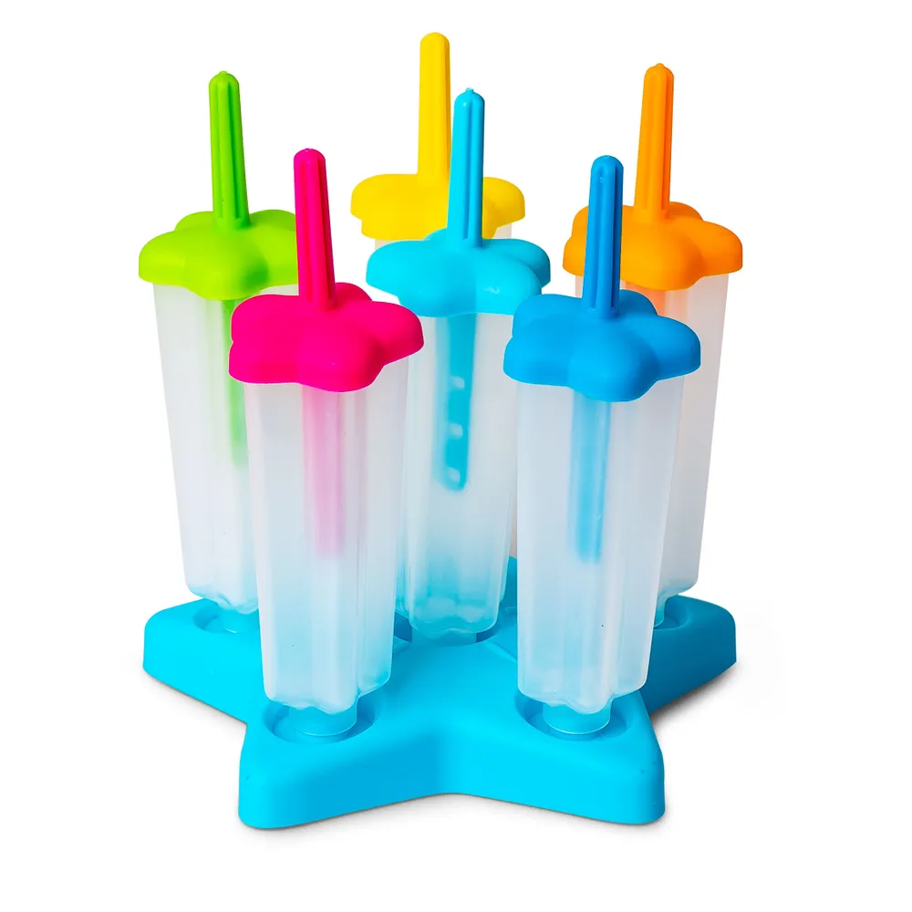 KSP Ice Pop Freezer 'Star' Popsicle Mold - Set of 6