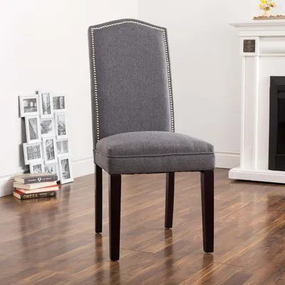 KSP Tiffany Fabric Dining Chair (Grey)