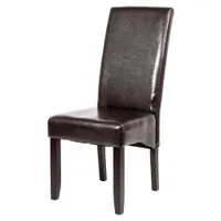 KSP Cole Bonded Leather Dining Chair (Brown)