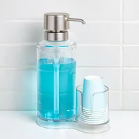 iDesign Clarity Mouthwash Caddy