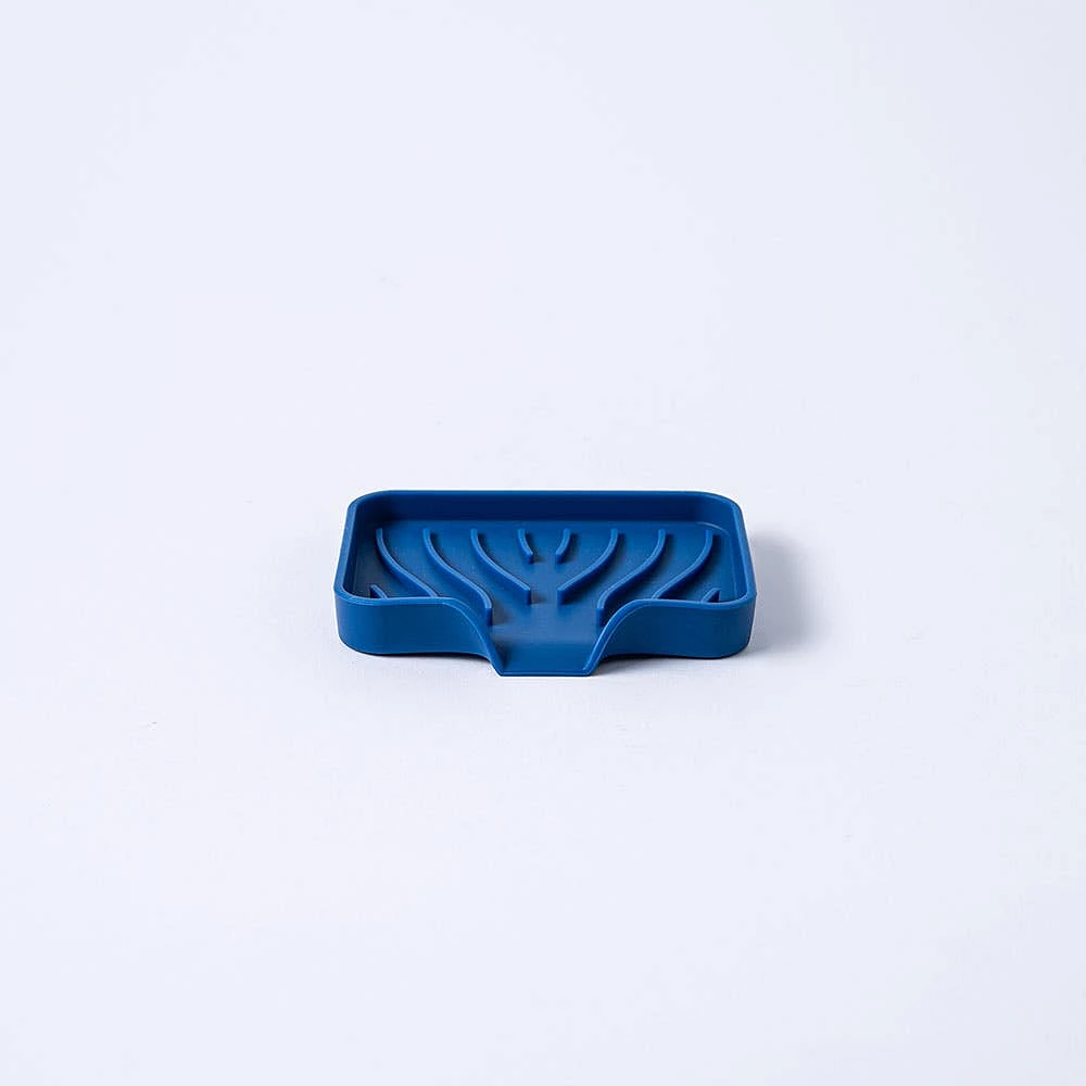 KSP Sinksmart Silicone Soap/Sponge Holder (Navy)