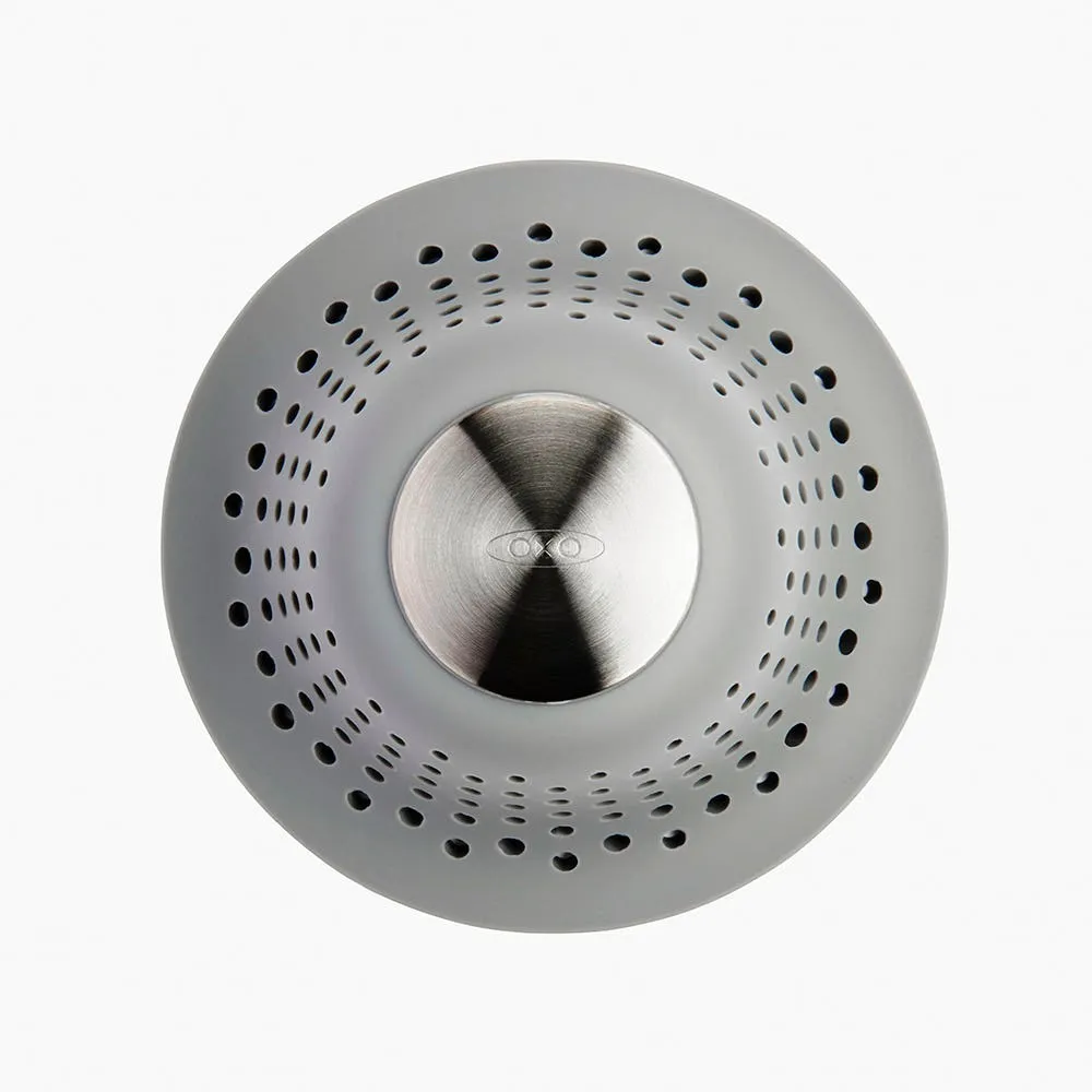 OXO Good Grips Bath Shower-Tub Drain Protector (Grey)