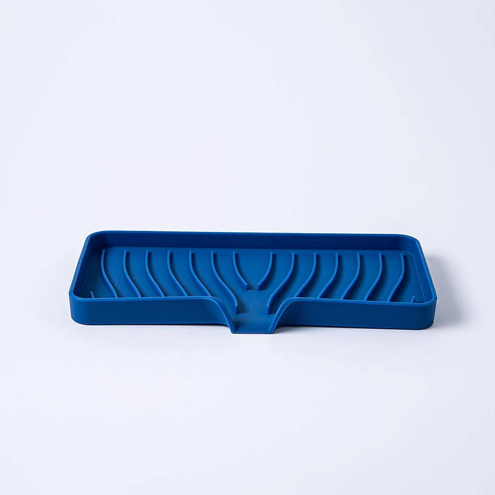 KSP Sinksmart Silicone Sink/Sponge Tray (Navy)