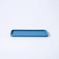 KSP Sinksmart Silicone Sink Organizer Tray (Slate Blue)