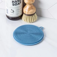 KSP Sinksmart 'Round' Silicone Scrubber Sponge (Slate Blue)