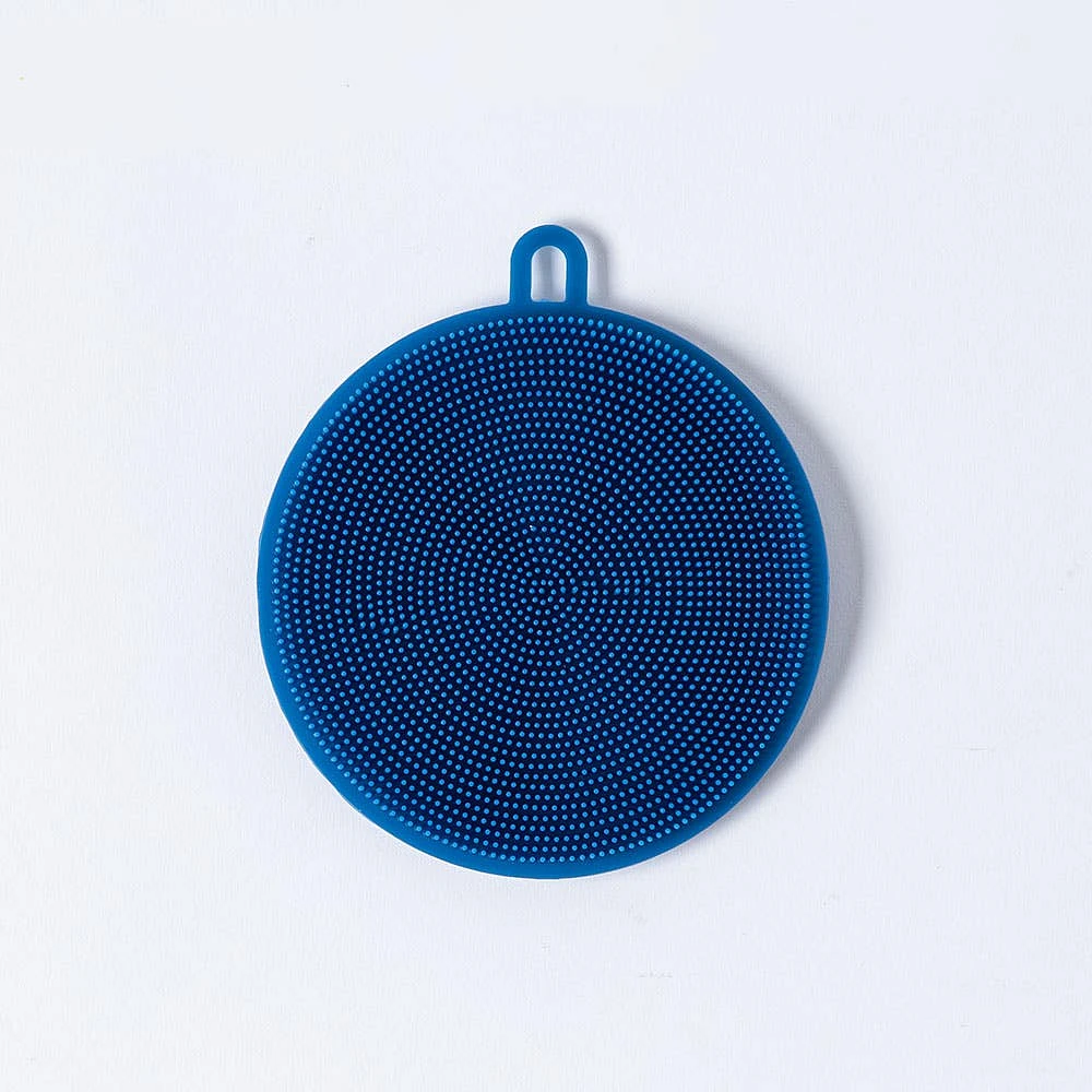 KSP Sinksmart 'Round' Silicone Scrubber Sponge (Navy)