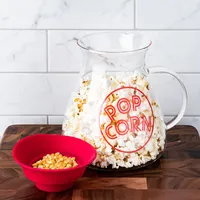 KSP Quikpop Glass Popcorn Maker with Silicone