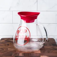 KSP Quikpop Glass Popcorn Maker with Silicone