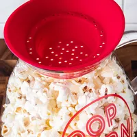 KSP Quikpop Glass Popcorn Maker with Silicone