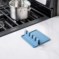 KSP Countersmart Silicone Utensil/Spoon Rest (Slate Blue)