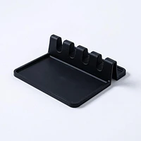 KSP Countersmart Silicone Utensil/Spoon Rest (Black)