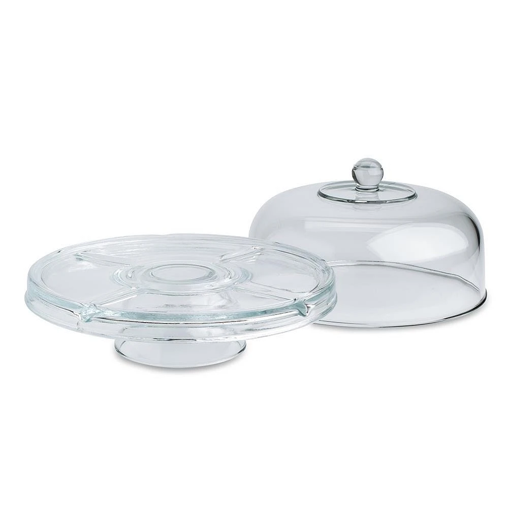 Libbey Selene Multi Use 6-In-1 Cake Plate