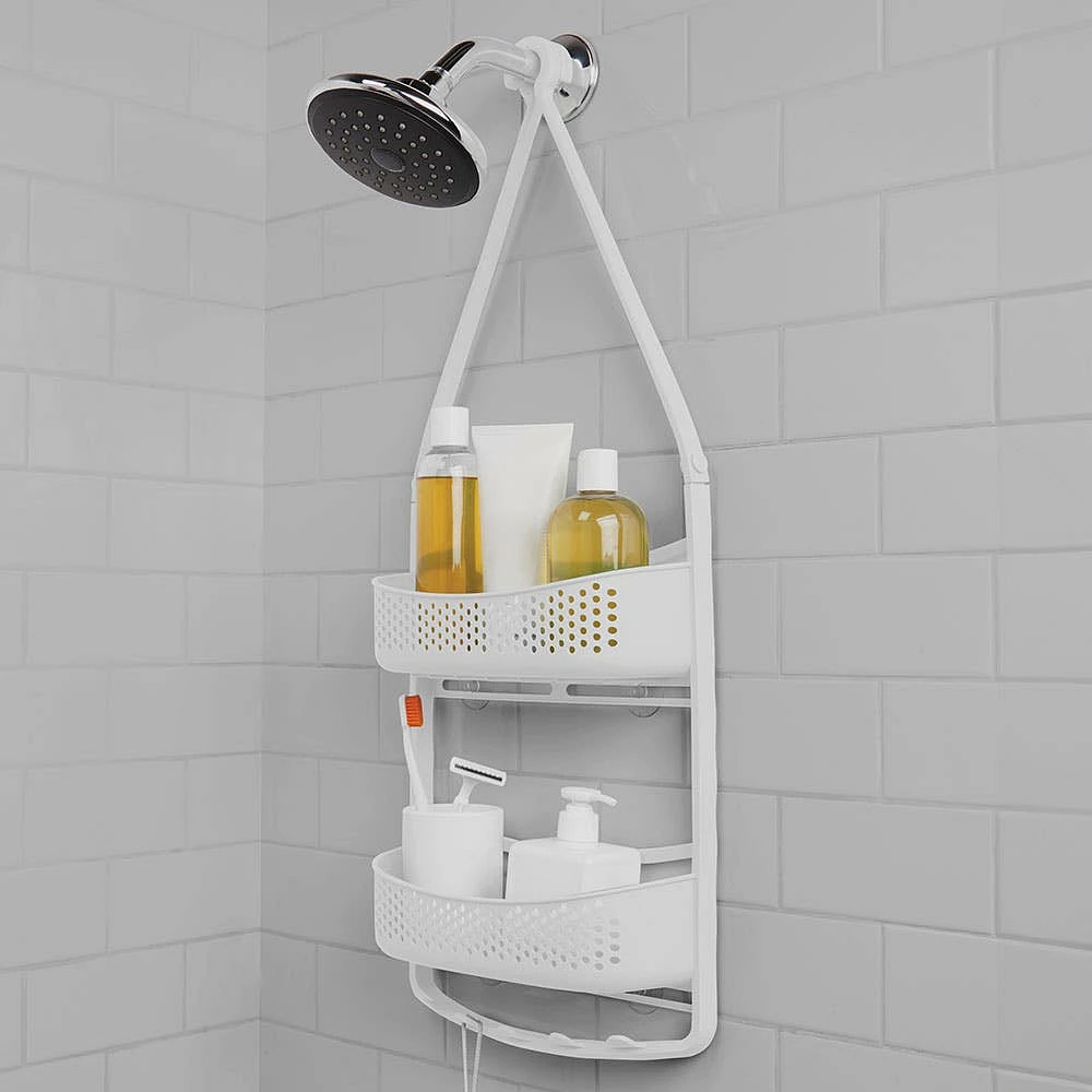 Umbra Loft Snorkel Shower Caddy (White)