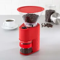 Bodum Bistro Burr Coffee Grinder (Red)