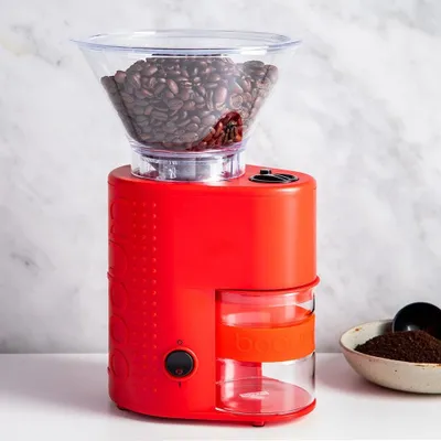 Bodum Bistro Burr Coffee Grinder (Red)