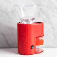 Bodum Bistro Burr Coffee Grinder (Red)