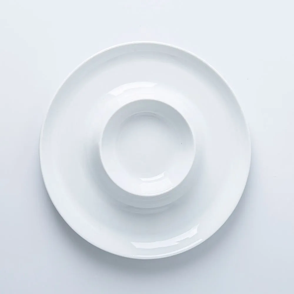 KSP Aurora Porcelain Chip and Dip (White)