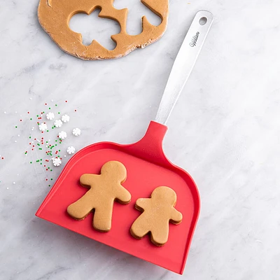 Wilton Christmas Really Big Nylon Spatula (Red/Stainless Steel)