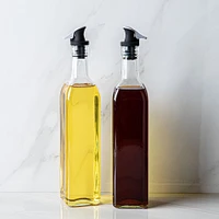 KSP Dripless Glass Oil+vinegar - Set of 2