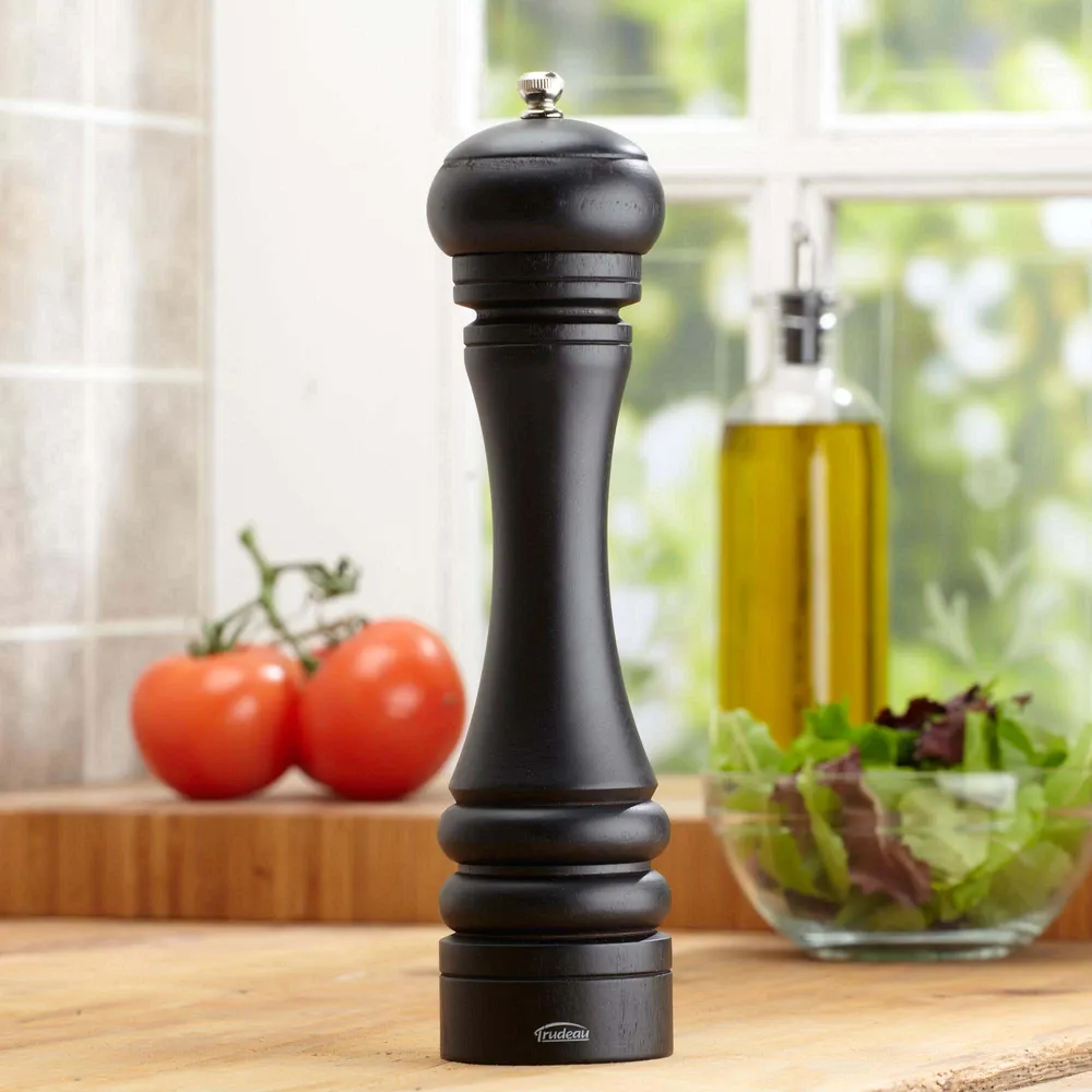 Trudeau Maison Seville Wood Traditional Pepper Mill (Espresso)