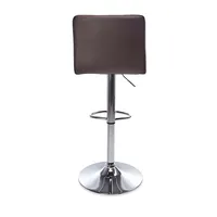 KSP Demi Tufted Faux Leather Bar Stool (Brown)