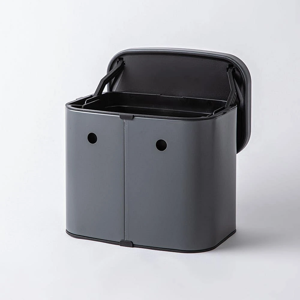 KSP Vesper Compost Bin with Hanging Hook (Matte Grey)