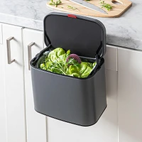 KSP Vesper Compost Bin with Hanging Hook (Matte Grey)