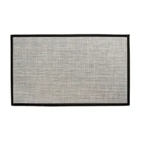 Harman Textaline 'Rio' 20"x34" Vinyl Indoor - Outdoor Mat (Black)