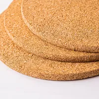 KSP Cork Round Trivet - Set of 3 (Natural)