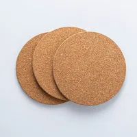 KSP Cork Round Trivet - Set of 3 (Natural)